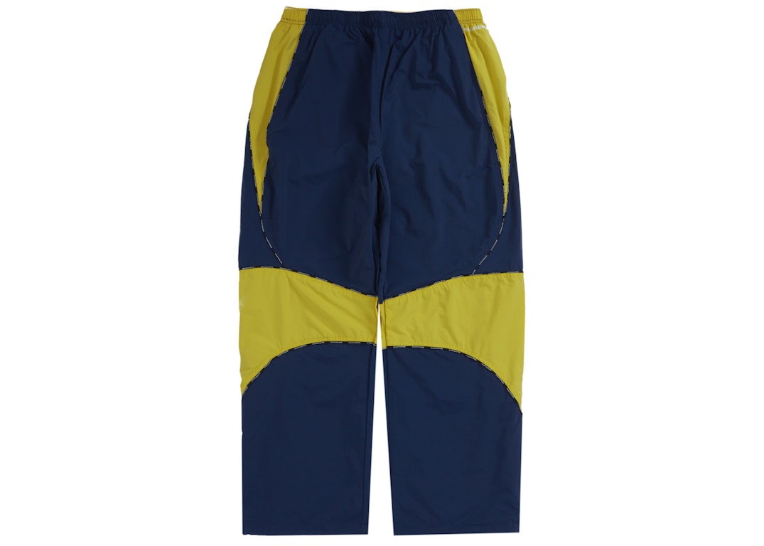 Pre-owned Supreme Logo Piping Track Pant Navy