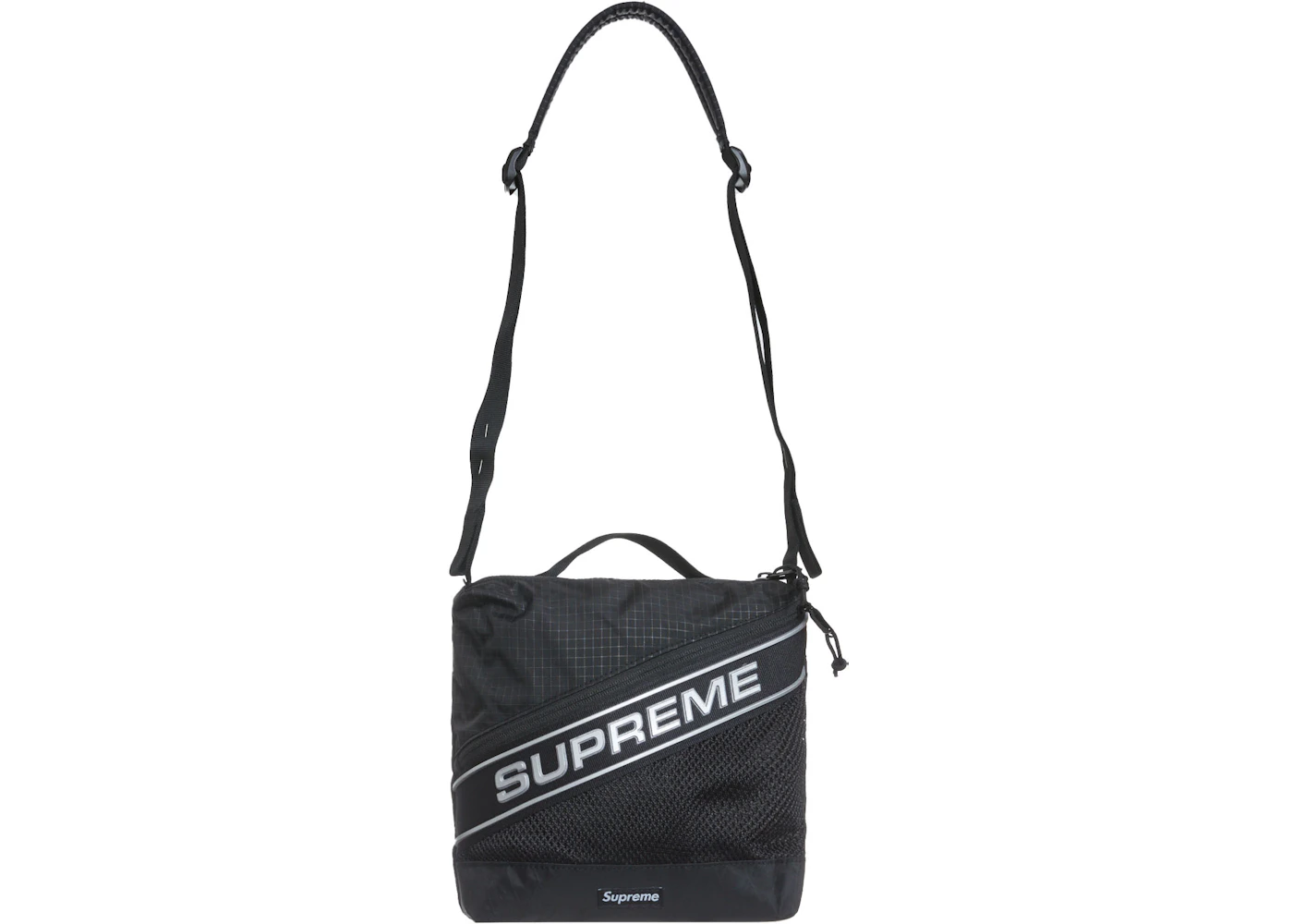 Schultertasche Supreme Logo schwarz FW23 – DE