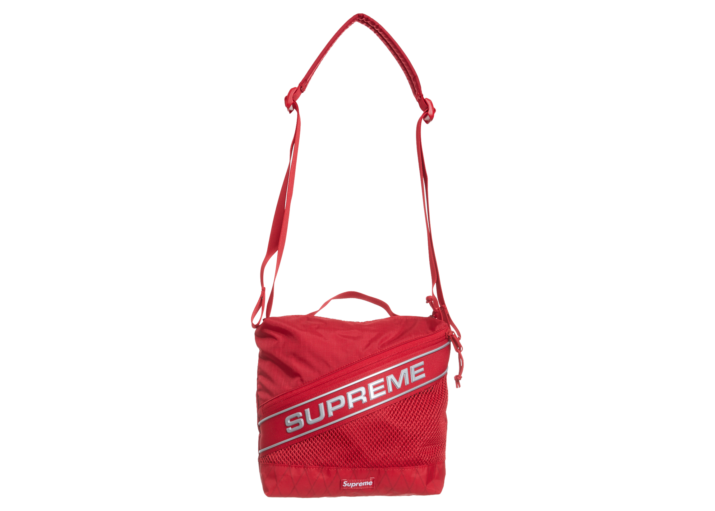 Supreme Logo Shoulder Bag Red - FW23 - US
