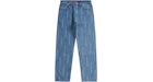 Supreme Logo Stripe Jacquard Regular Jean Blue