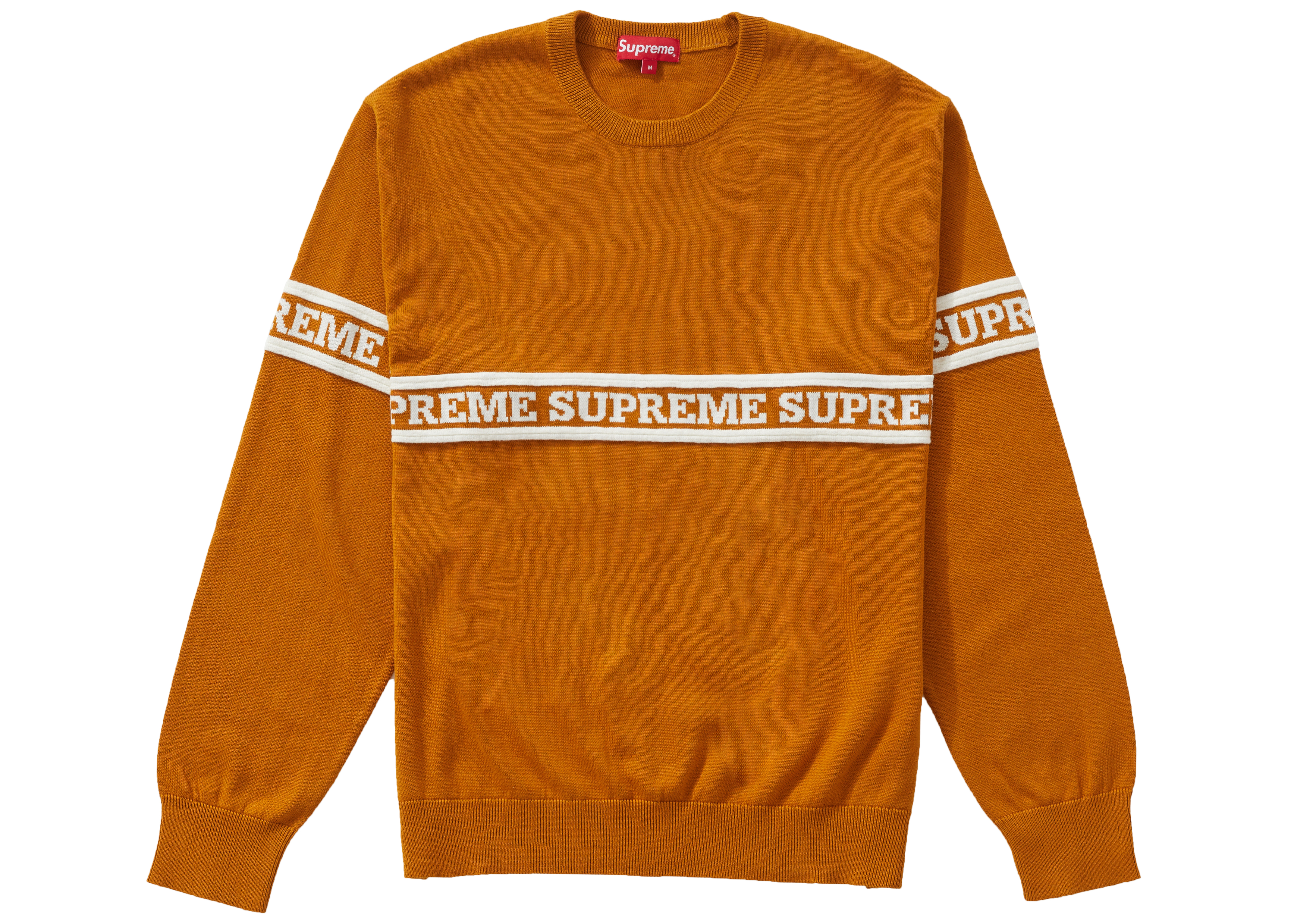 supreme Logo Stripe Knit Top