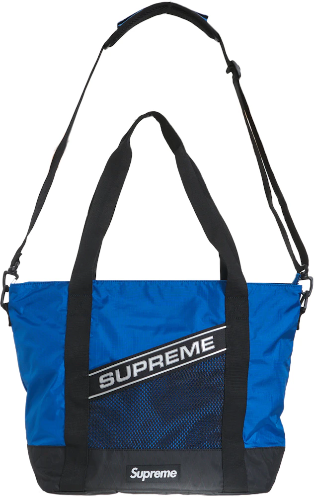 Supreme Logo Tote Bag Blue