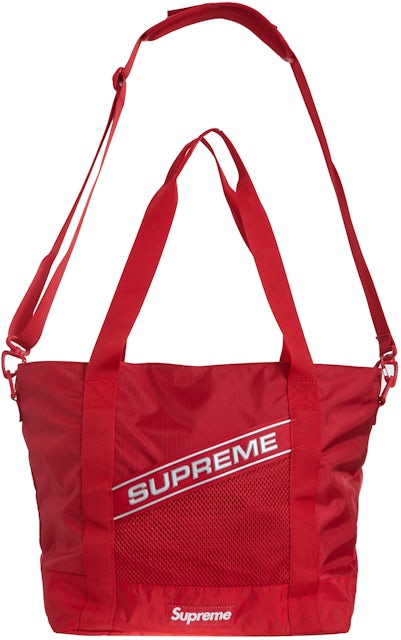 Supreme Logo Tote Bag Red (FW23)