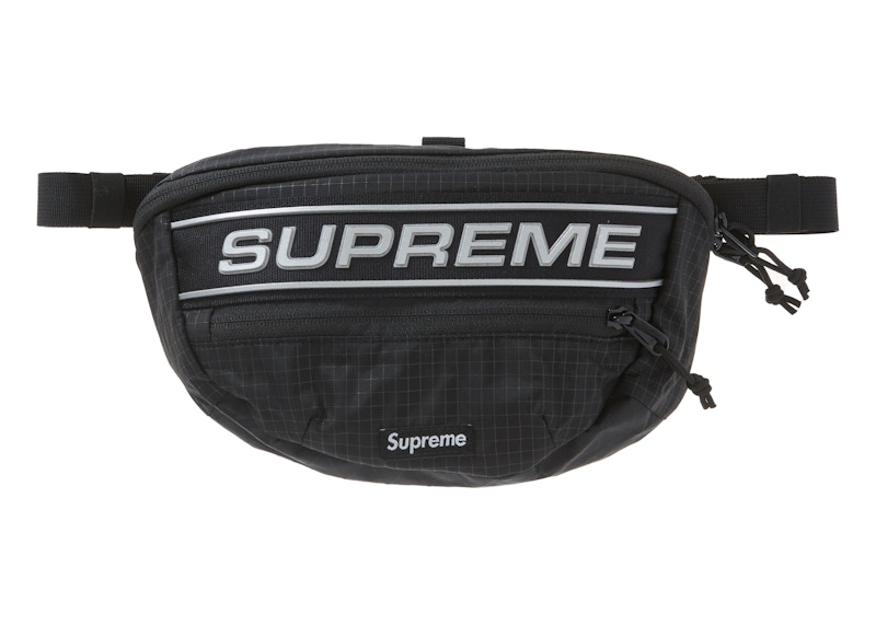 Supreme Logo Waist Bag Black - FW23 - US