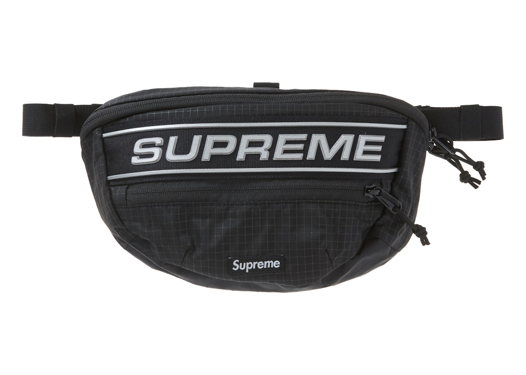 Pre-owned Supreme Logo Waist Bag Black