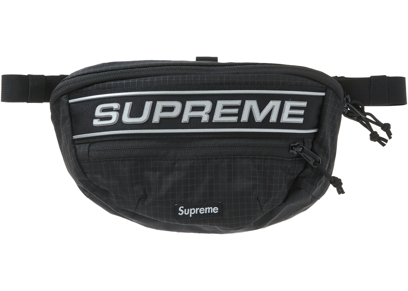 Supreme Logo Waist Bag Black - FW23 - US