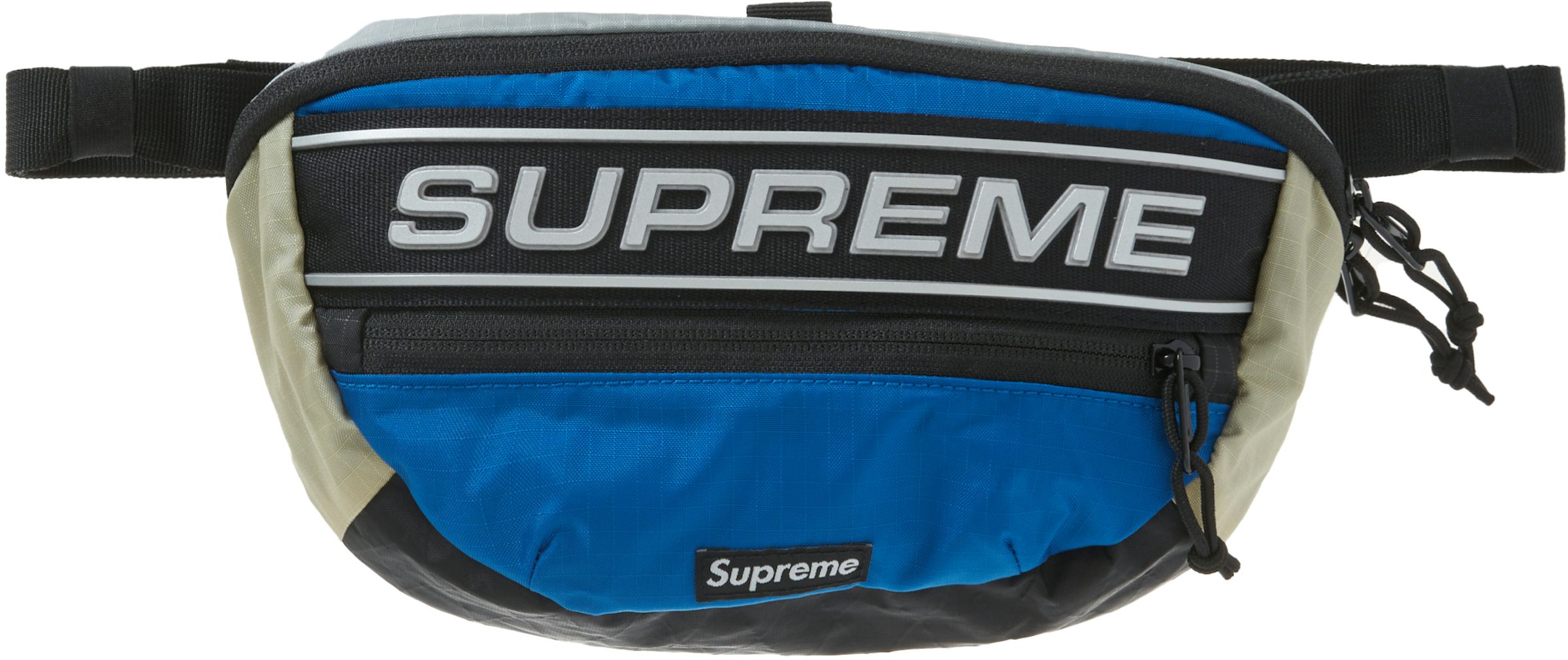 Supreme Logo Waist Bag Blue