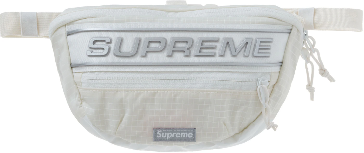 Supreme Logo Waist Bag White - FW23 - US