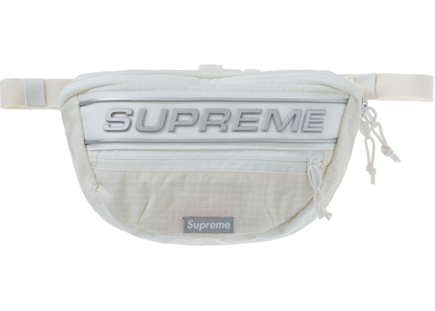 Supreme Logo Waist Bag White - FW23 - US