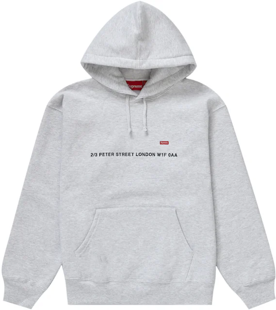 Supreme Box Logo Hoodie - Ash Grey (Cinzento) – Lisabona Streetwear
