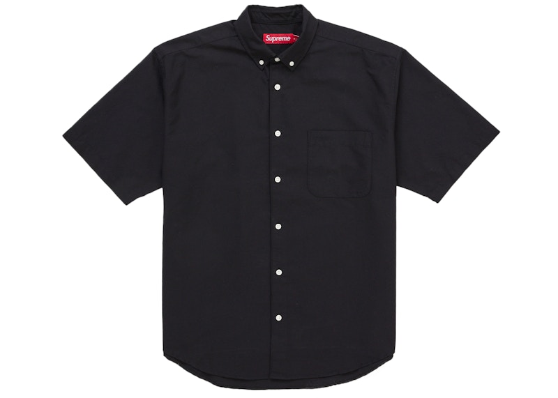 Supreme Loose Fit Oxford S/S Shirt (FW26) Black Men's - SS26 - US