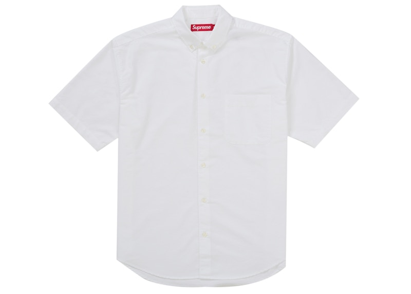 Supreme Loose Fit Oxford S/S Shirt (FW26) White Men's - SS26 - US