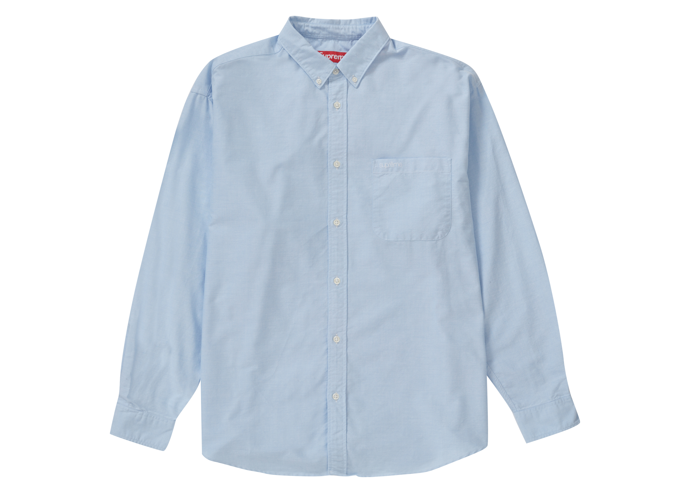 Supreme Loose Fit Oxford Shirt Light Blue Men's - FW23 - US