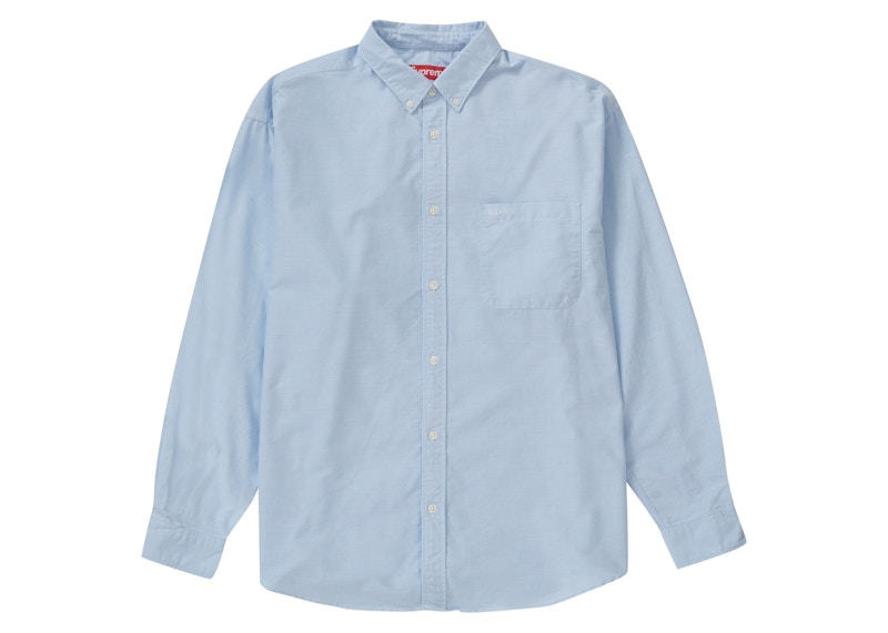 Supreme Loose Fit Oxford Shirt Light Blue