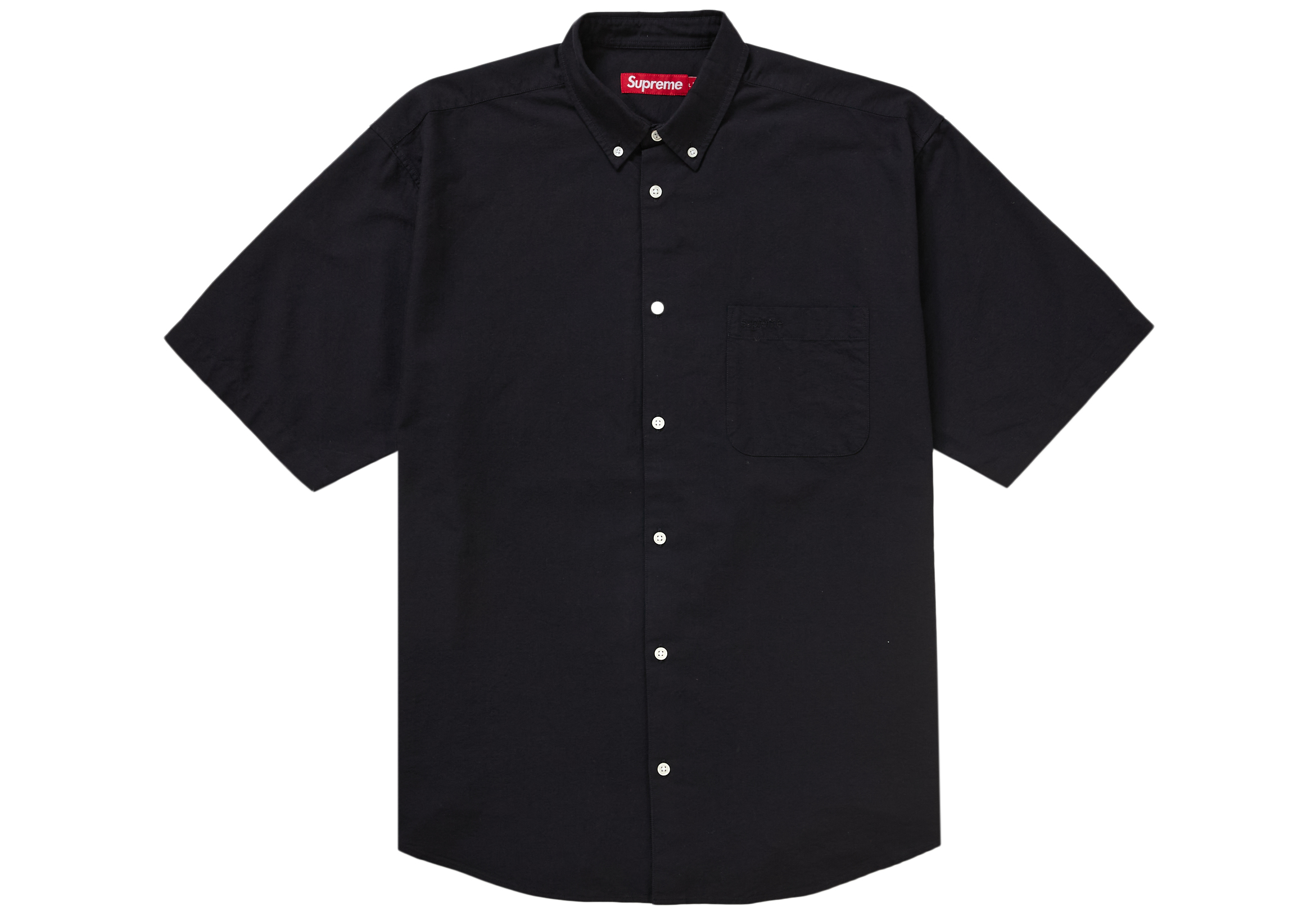 Supreme Loose Fit S/S Oxford Shirt SS24 Black