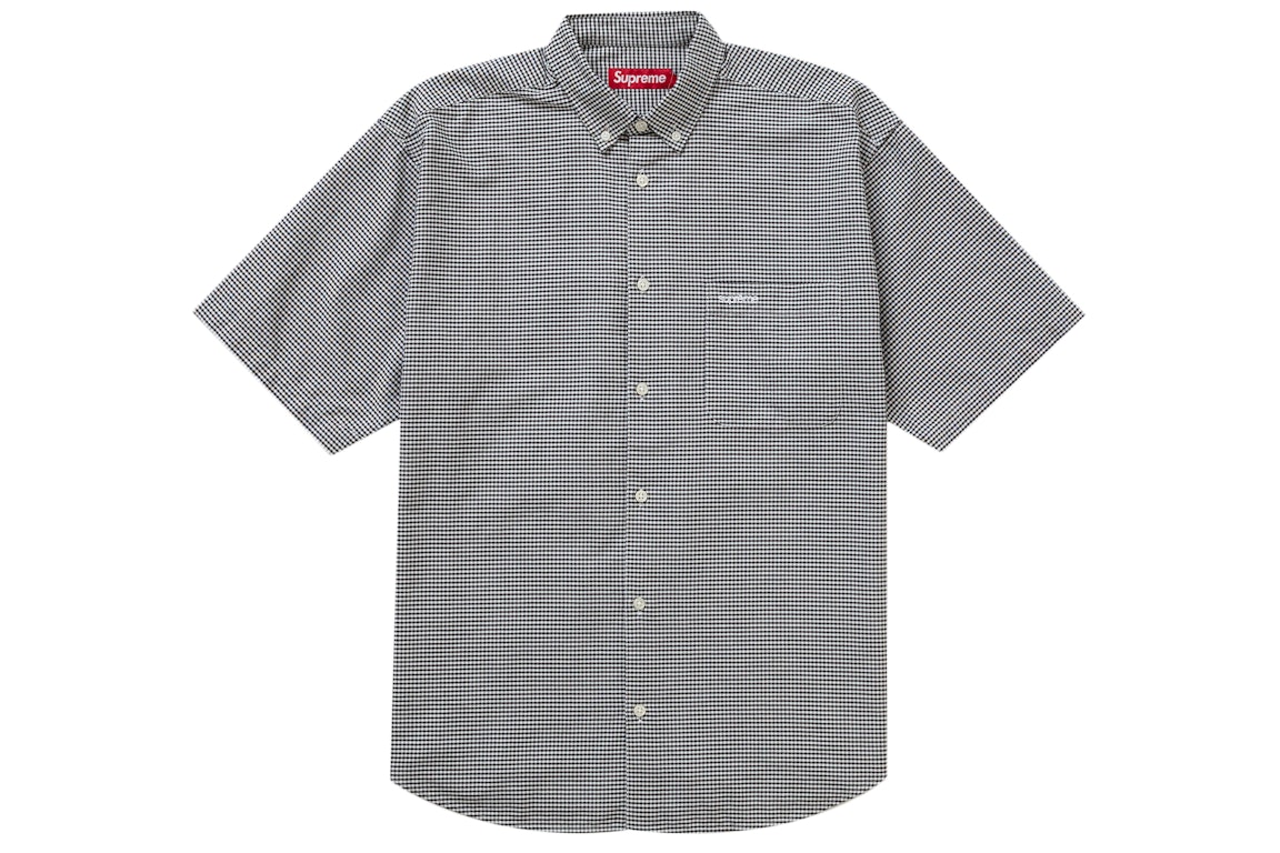 Pre-owned Supreme Loose Fit S/s Oxford Shirt Ss24 Gingham
