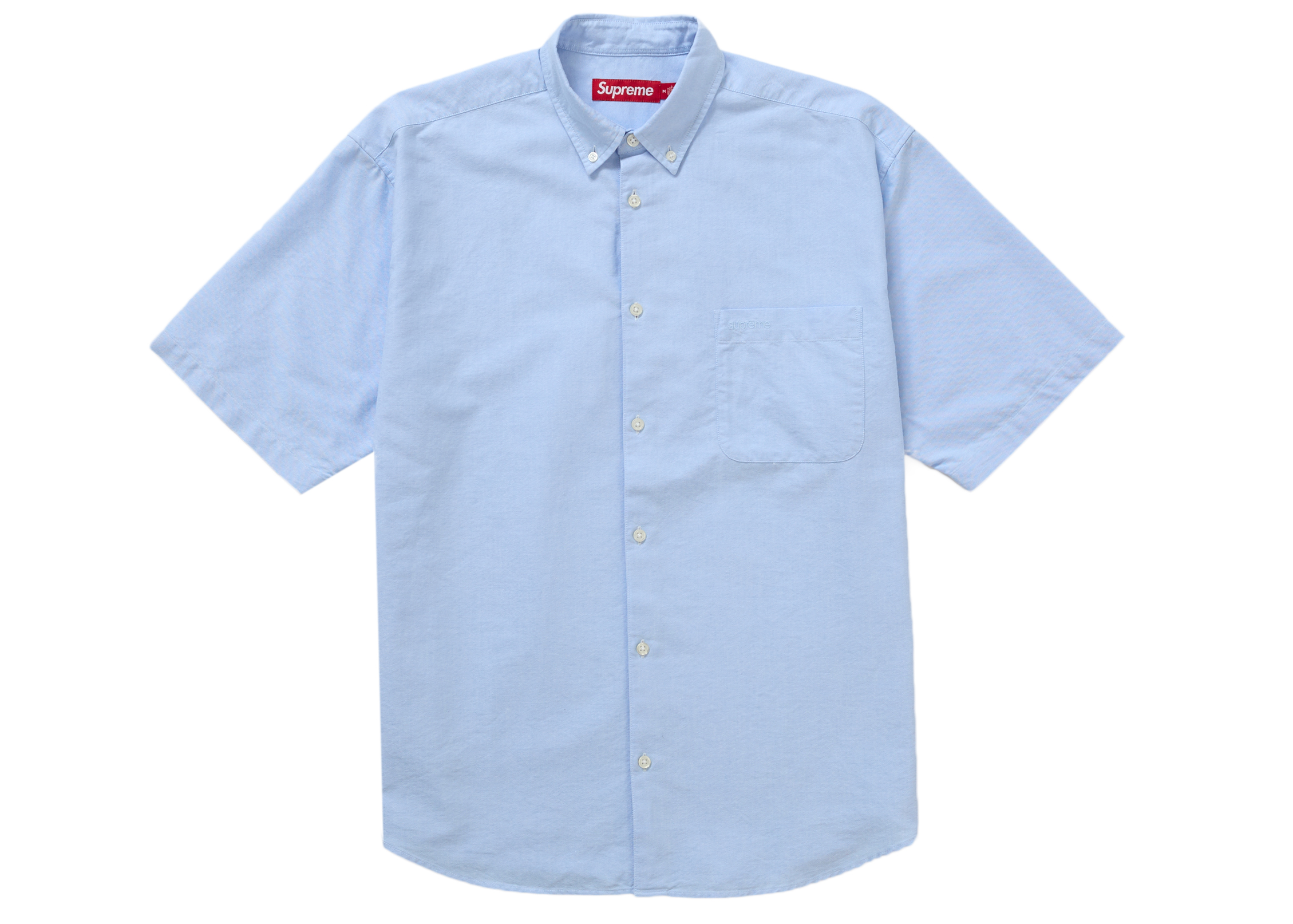 Supreme Loose Fit S/S Oxford Shirt SS24 Light Blue