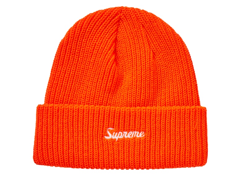 supreme Loose Gauge Beanie Bright Orange - ニットキャップ/ビーニー