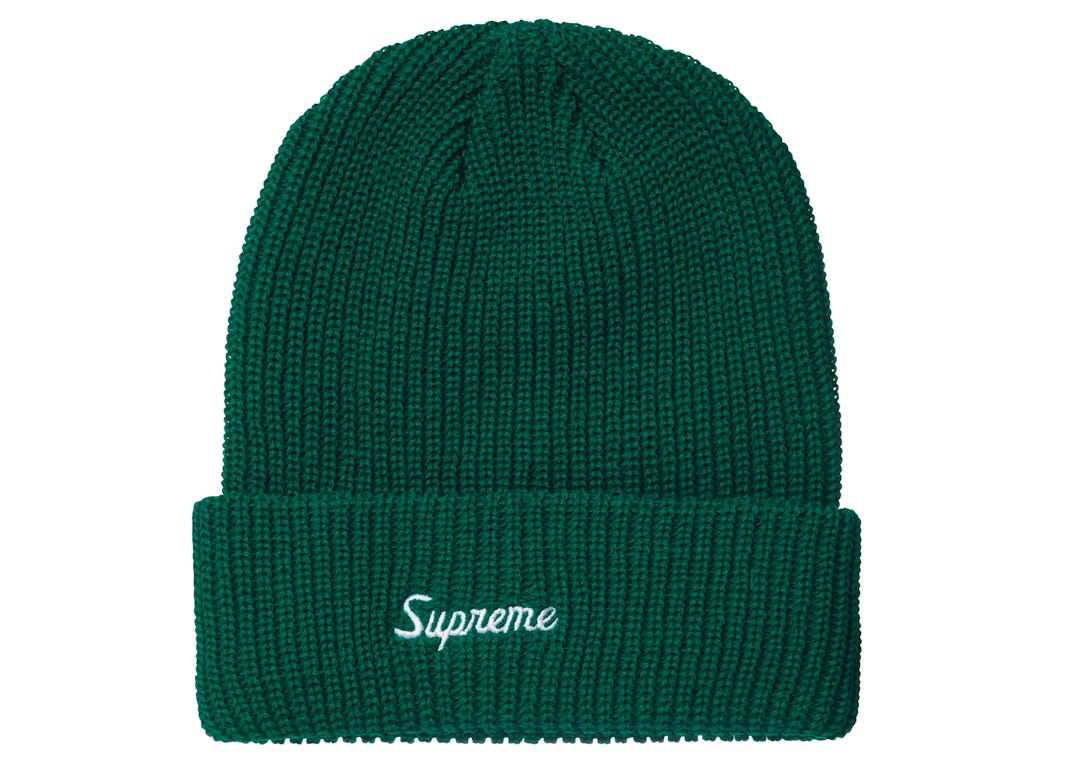 Pre-owned Supreme Loose Gauge Beanie (fw21) Green