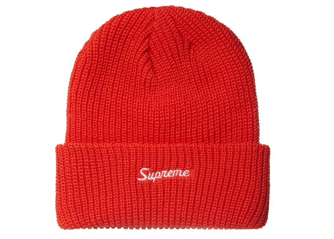 Pre-owned Supreme Loose Gauge Beanie (fw21) Red