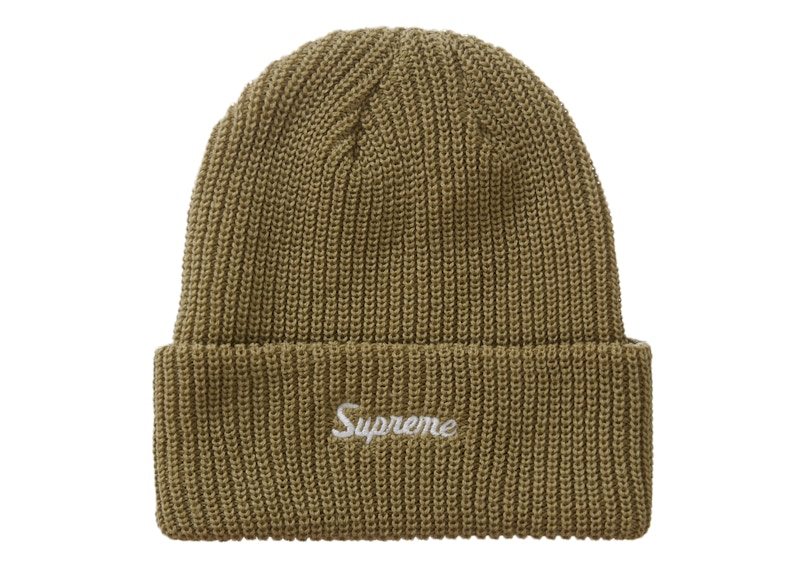 Supreme Loose Gauge Beanie Brown-