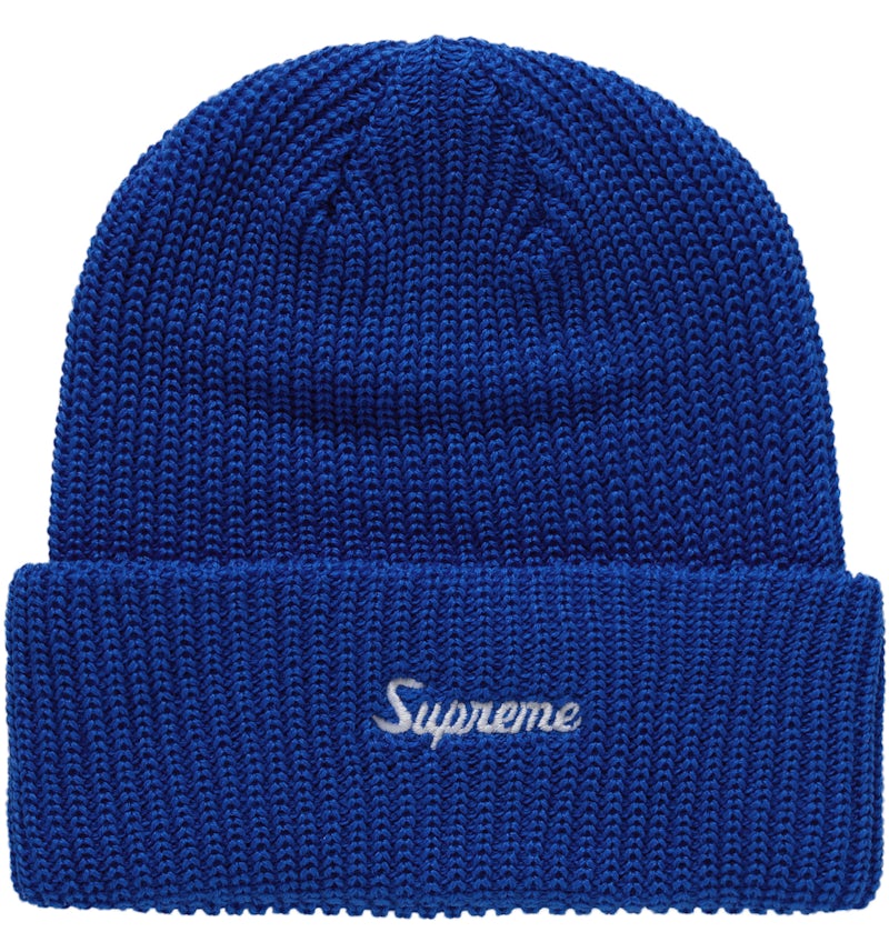 Supreme Loose Gauge Beanie Fit Ribbed Beanie Cream Supreme Beanie