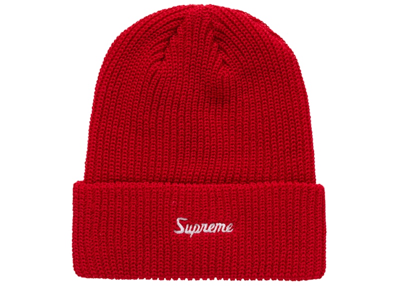 Supreme Loose Gauge Beanie (FW24) Red - FW24 – DE