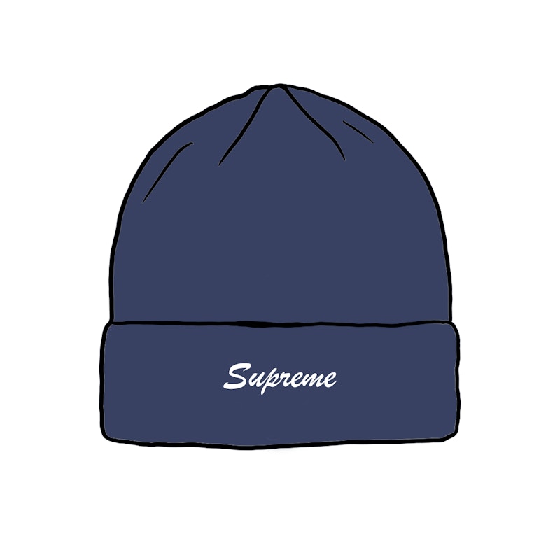 supreme loose gauge beanie navy