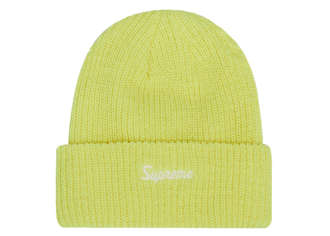 Pre-owned Supreme Loose Gauge Beanie (ss22) Light Lime