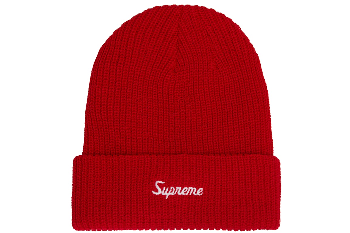 Pre-owned Supreme Loose Gauge Beanie (ss22) Red
