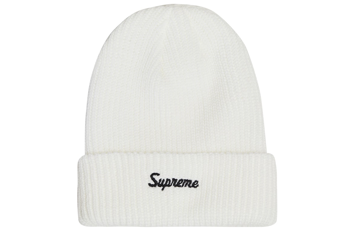 Pre-owned Supreme Loose Gauge Beanie White