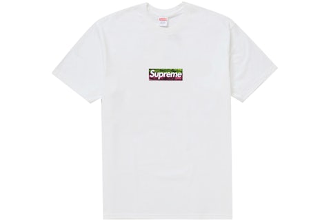 Supreme Los Angeles Fire Relief Box Logo Tee White Men's SS25 GB