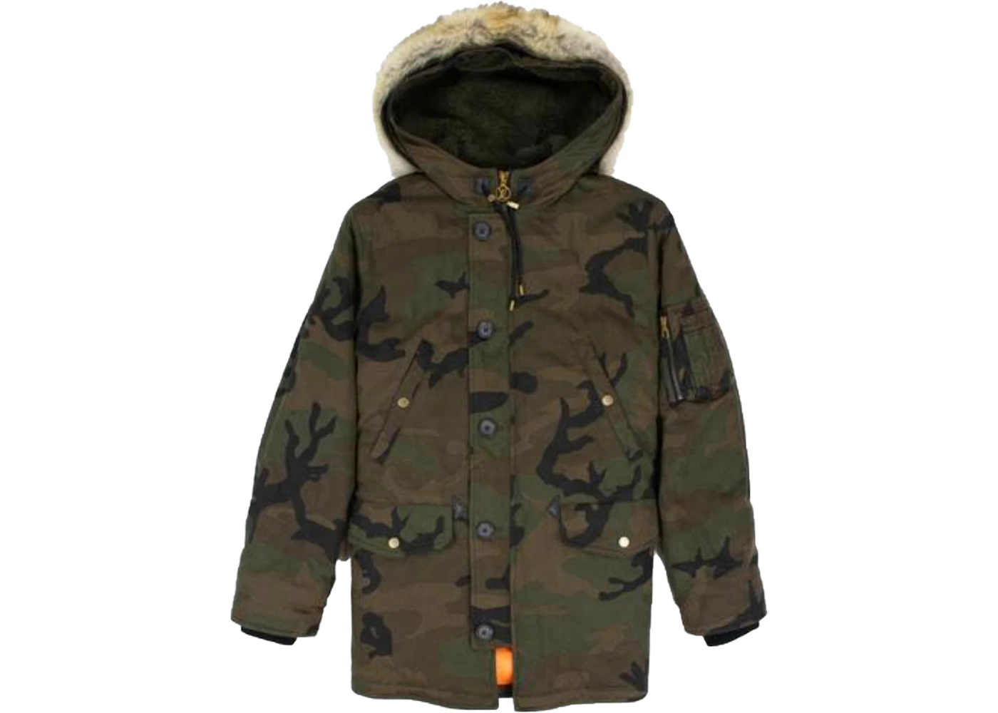 Supreme Louis Vuitton Jacquard Denim N-3B Parka Camo メンズ - SS17 Supreme Louis Vuitton Jacquard Denim N-3B Parka Camo メンズ - SS17