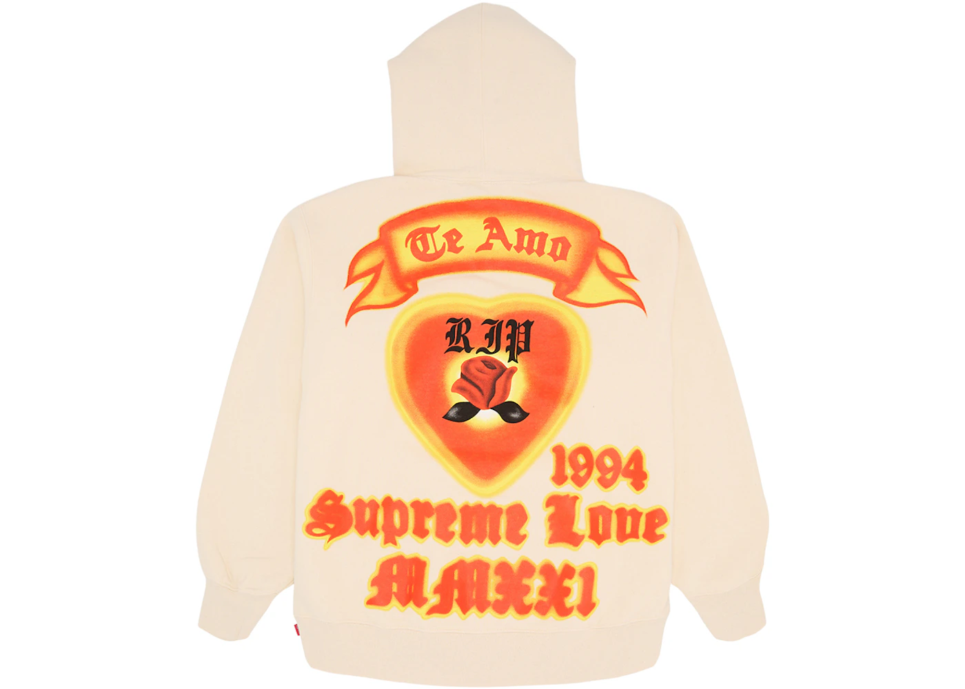Supreme love hooded sweatshirt Clearance