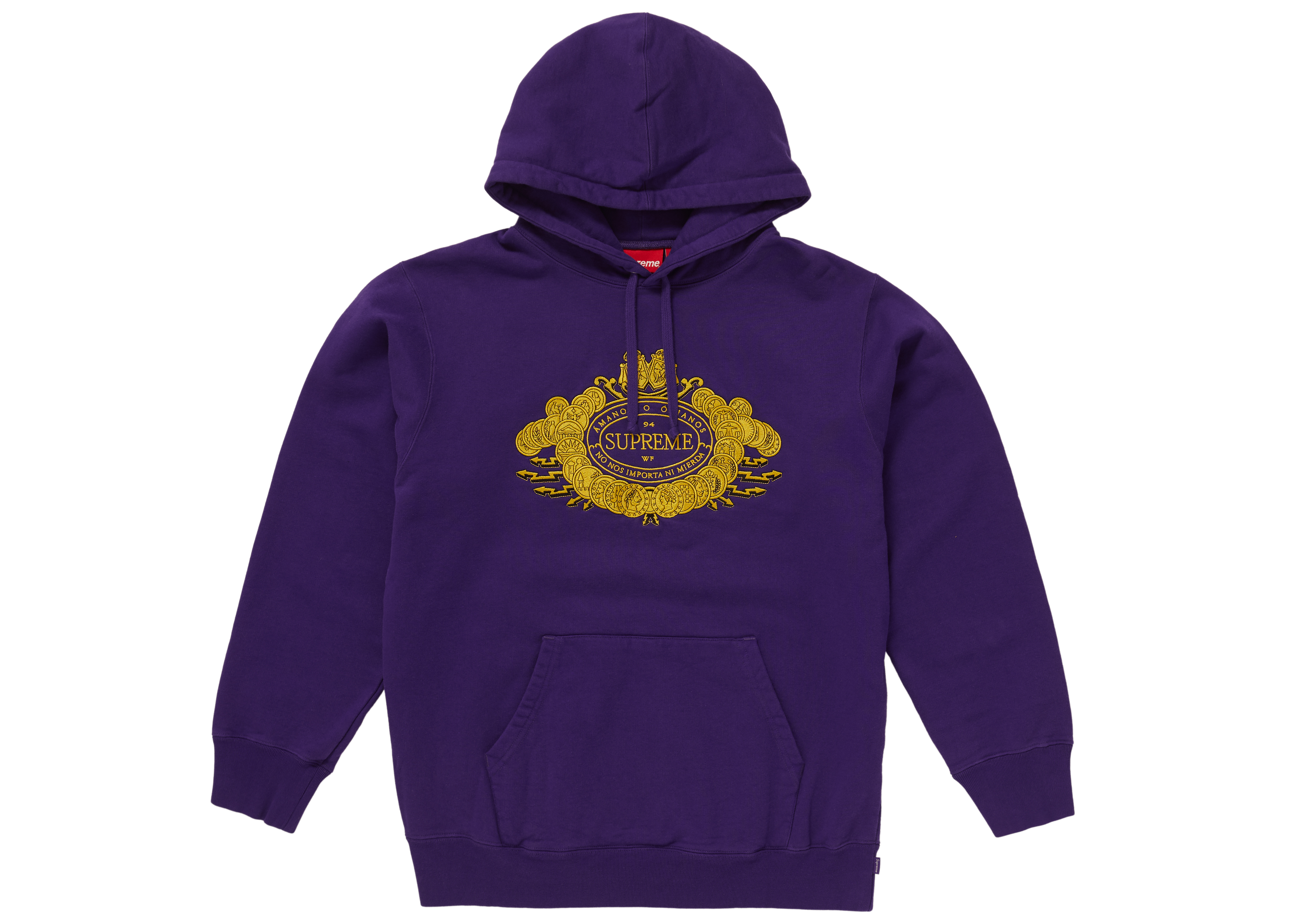 Supreme Love or Hate Hooded Sweatshirt Purple メンズ - FW18 - JP