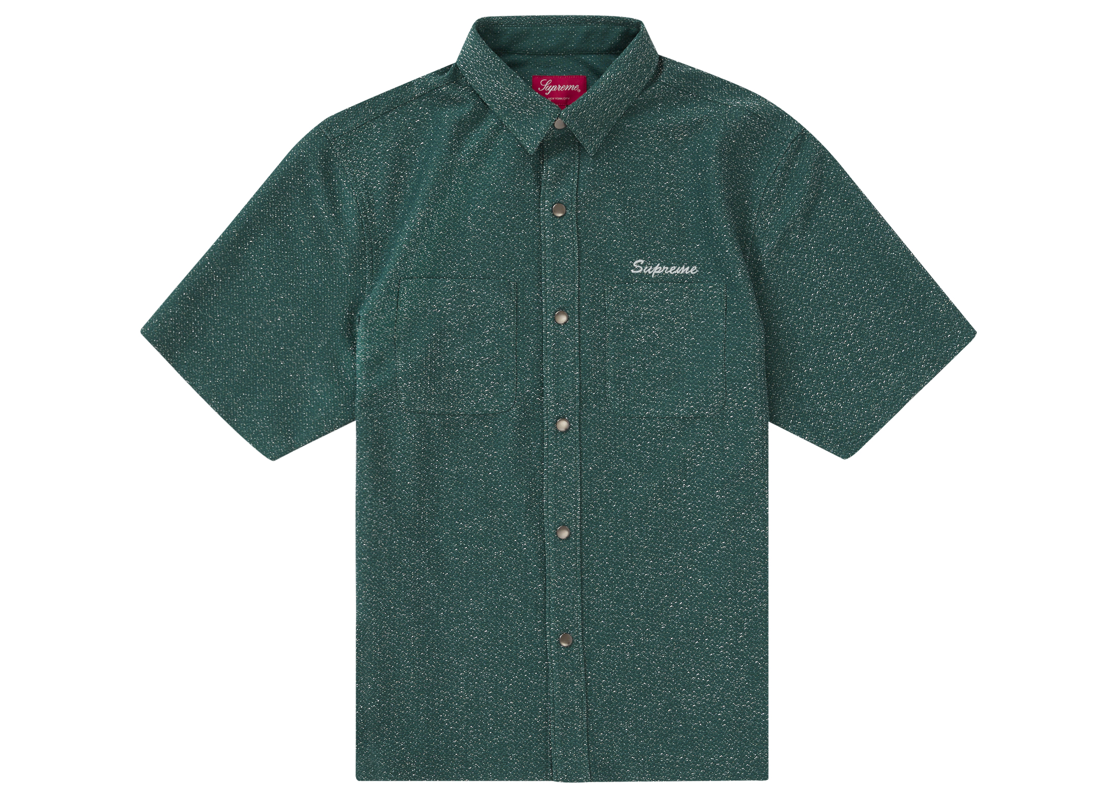 Supreme Lurex S/S Shirt Green