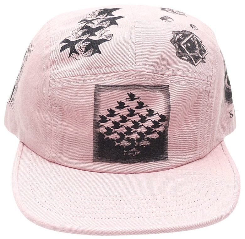Supreme MC Escher Camp Cap Pink - SS17 - MX