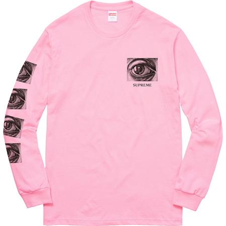 Supreme MC Escher Eye LS Tee Pink