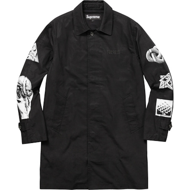 Supreme M.C. Escher Trench Coat | strainhouse.org