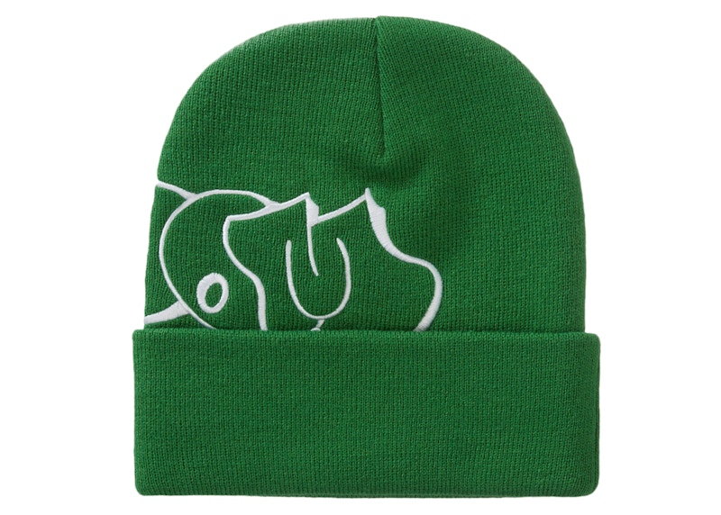 Supreme store beanie green