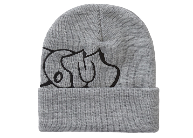 Supreme MF DOOM Beanie Heather Grey