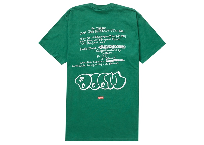 Supreme MF DOOM Tee Light Pine Men's - FW23 - US