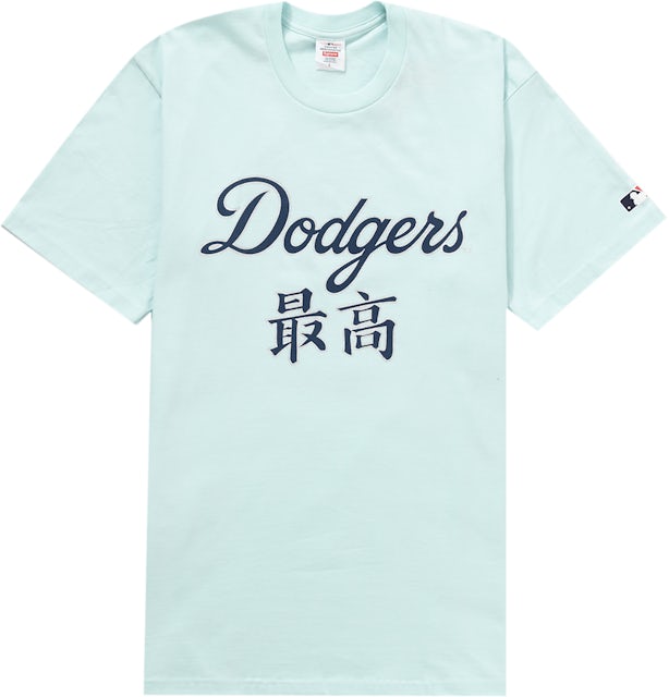Mitchell & Ness x MLB LA Dodgers White T-Shirt