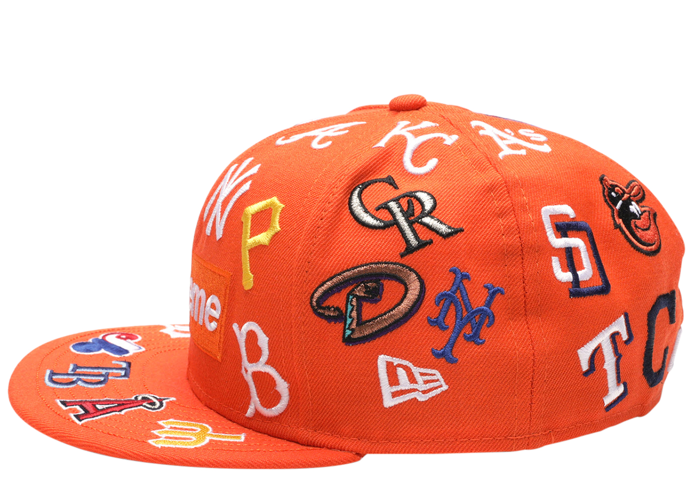 Supreme®/MLB New Era®  7 3/8 orange
