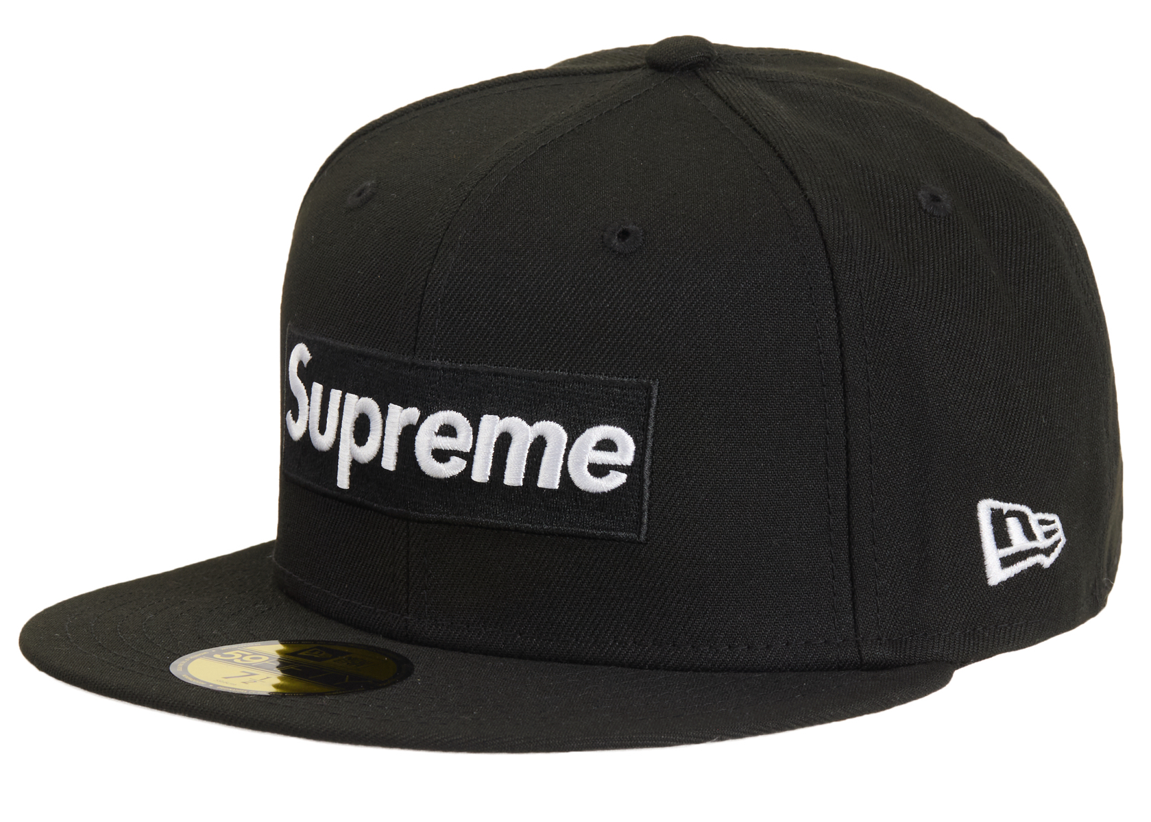 Supreme MLB Teams Chicago Box Logo New Era 59Fifty Fitted Cap Black