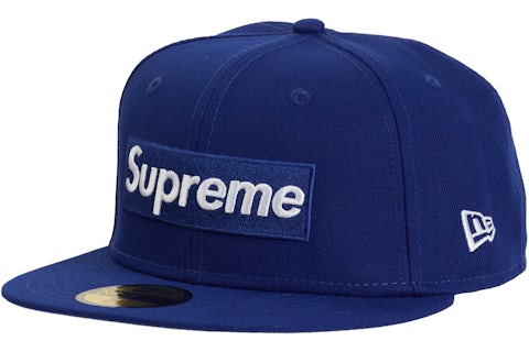 Supreme MLB Teams Los Angeles Box Logo New Era 59Fifty Fitted Cap