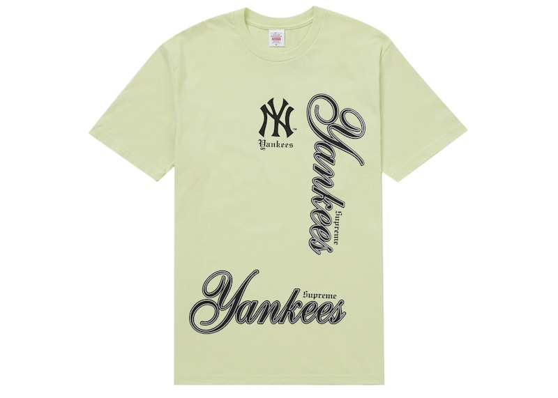 Supreme MLB Teams NY Tee Pale Mint Men's - FW25 - US