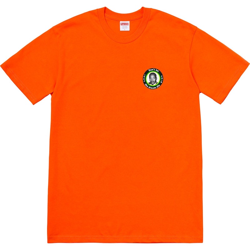 Supreme MLK Dream Tee Orange メンズ - SS18 - JP