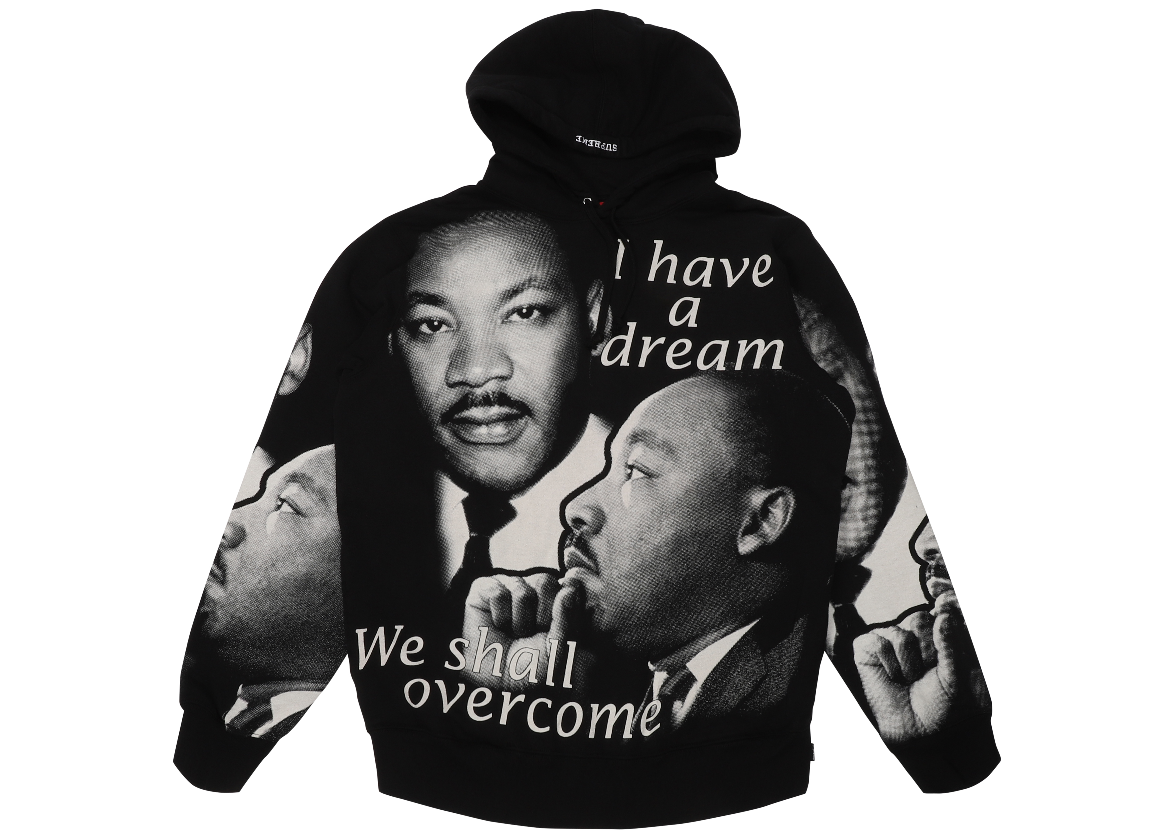 Supreme MLK Hooded Sweatshirt Black Men's   SS   US