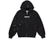 Supreme MM6 Maison Margiela Box Logo Zip Up Hooded Sweatshirt Black